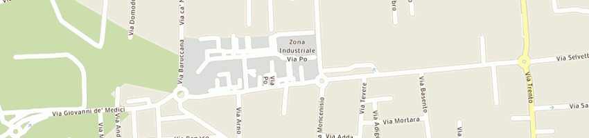 Mappa della impresa la profil srl a CESANO MADERNO