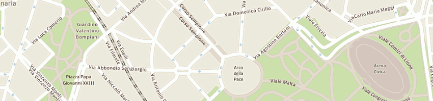 Mappa della impresa calanni rindina angelo a MILANO