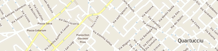 Mappa della impresa spal srl a SELARGIUS