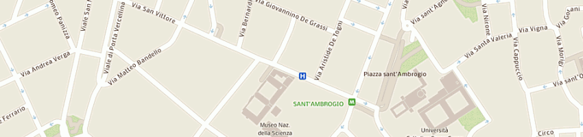 Mappa della impresa ospedale sgiuseppe a MILANO