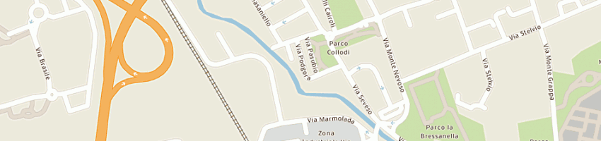 Mappa della impresa ortolani cosetta a MILANO
