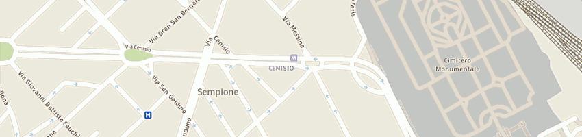 Mappa della impresa ristorante spartivento a MILANO