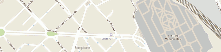 Mappa della impresa cappelluti carmine nuccio a MILANO