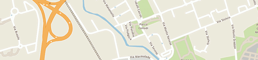 Mappa della impresa lombardo pier domenico a MILANO