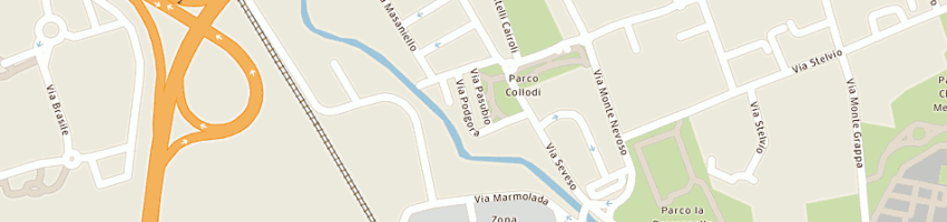 Mappa della impresa carelli, carugo, de marchi e associati srl a MILANO