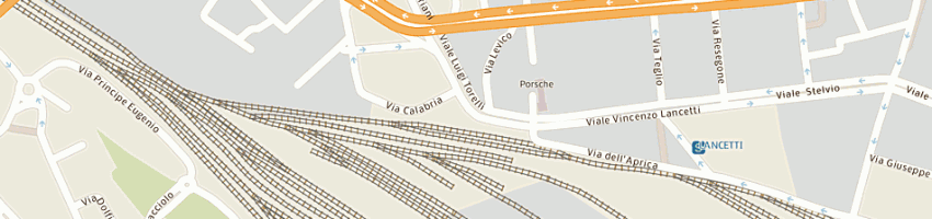 Mappa della impresa sorio fratelli di sorio gianstefano e sorio gian luigi a MILANO