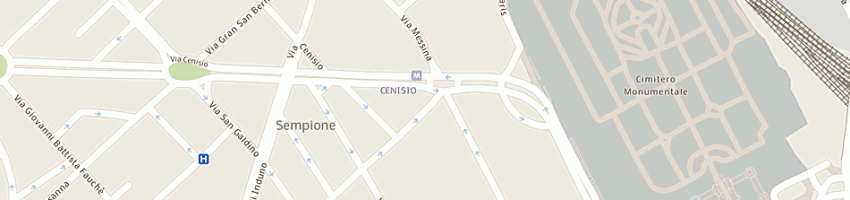 Mappa della impresa oldani silvano antonio giuseppe a MILANO