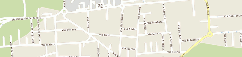 Mappa della impresa pagliuca giancarlo a CESANO MADERNO