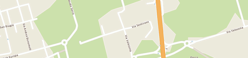 Mappa della impresa thuega padana srl a PADERNO DUGNANO