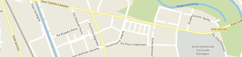 Mappa della impresa ass italia uganda onlus a PAVIA