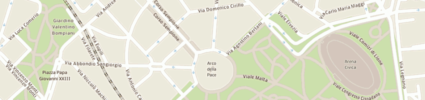Mappa della impresa eig export import group di castelluccio silvana e c sas a MILANO