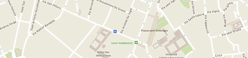 Mappa della impresa datanova srl a MILANO