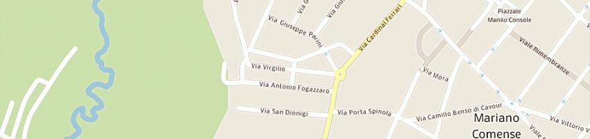 Mappa della impresa castoldi flli snc a MARIANO COMENSE