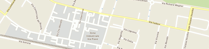 Mappa della impresa pizzeria da aldo a MEDA
