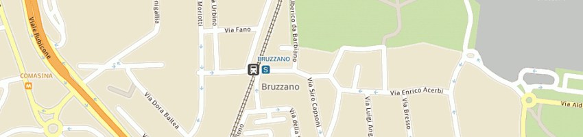 Mappa della impresa panificio grassi di grassi giancarlo maria luisa e patrizia (snc) a MILANO
