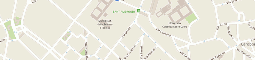Mappa della impresa silva (srl) a MILANO