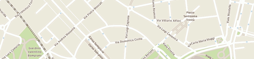 Mappa della impresa motta a e c srl a MILANO