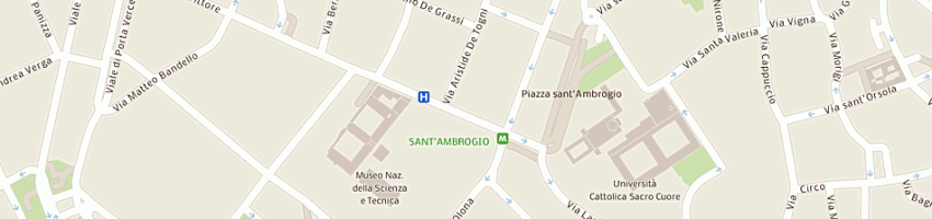 Mappa della impresa de rosa giuseppe a MILANO