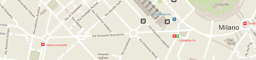 Mappa della impresa banca intesa spa a MILANO