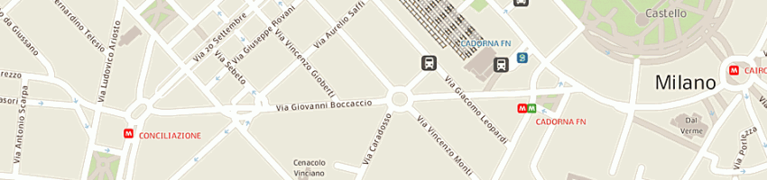 Mappa della impresa mastrodonato massimo a MILANO