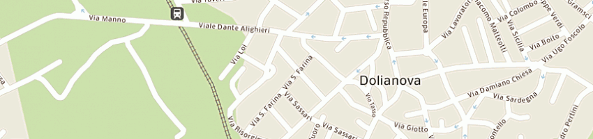 Mappa della impresa cossu simona a DOLIANOVA