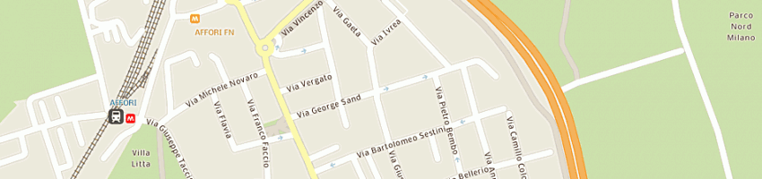 Mappa della impresa autoriparazioni 2 emme snc di mirarchi alessandra e c a MILANO
