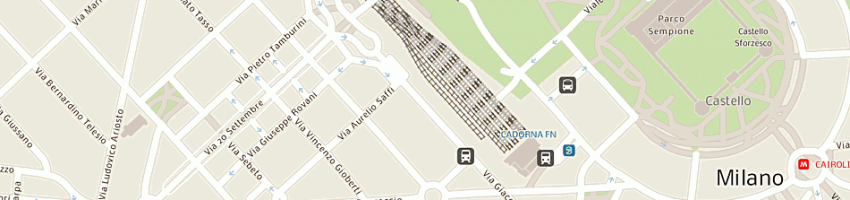 Mappa della impresa edizioni virgilio di elena gastaldi e c (sas) a MILANO