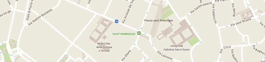 Mappa della impresa finanziaria gina srl a MILANO