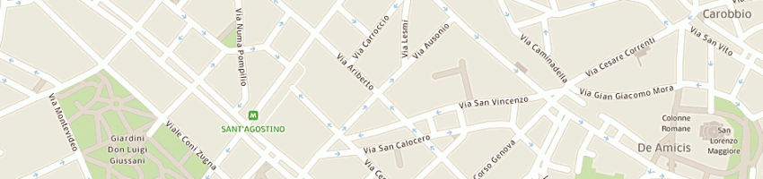 Mappa della impresa quantum srl a MILANO