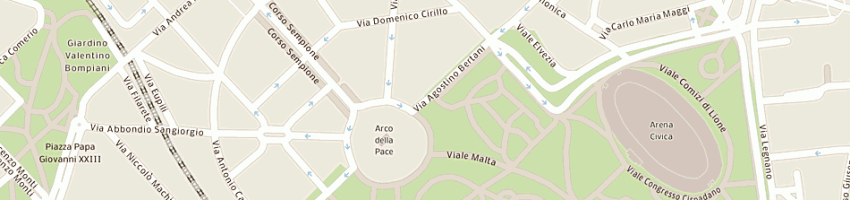 Mappa della impresa cober srl a MILANO