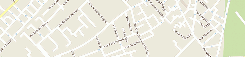 Mappa della impresa manca sergio a QUARTUCCIU