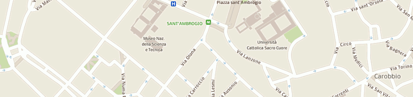 Mappa della impresa sodiat di borriello claudia a MILANO