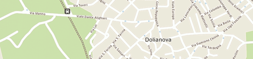 Mappa della impresa porcu luigi a DOLIANOVA