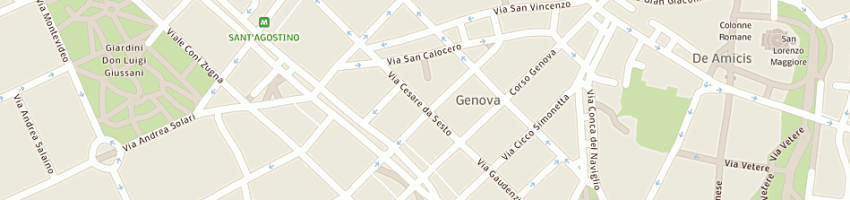 Mappa della impresa ambulatorio veterinario croce e guidelli delle dottoresse eugenia croc a MILANO