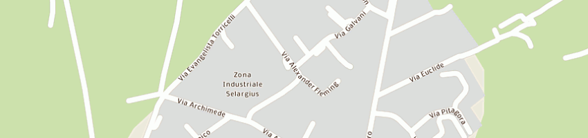 Mappa della impresa alarm service snc di mulas c e secci c a SELARGIUS