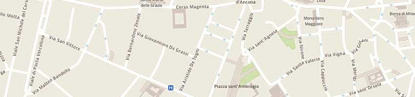 Mappa della impresa eulogos consulenti di direzione srl a MILANO