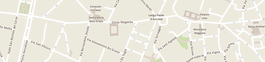 Mappa della impresa project marketing di vincenzo de vera e c sas a MILANO