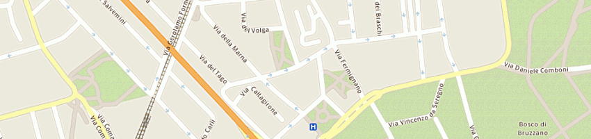 Mappa della impresa mp impianti srl a MILANO