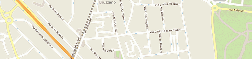 Mappa della impresa cooperativa di consumo la vittoria soc coop r l a MILANO