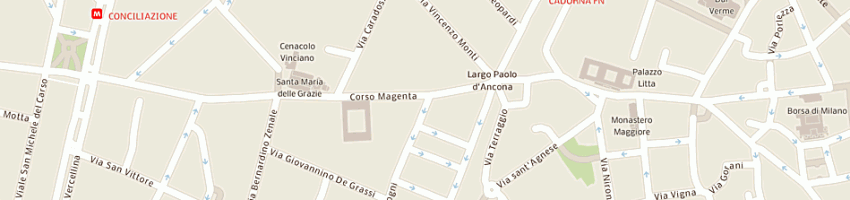Mappa della impresa nilo 2 srl a MILANO