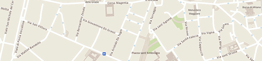 Mappa della impresa condominio di v mellerio 2 a MILANO