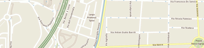 Mappa della impresa inga sas di domenico inga e c a MILANO