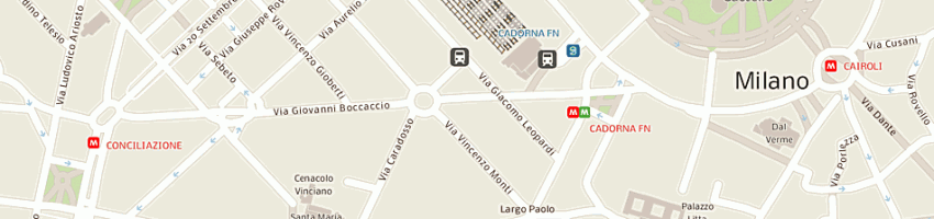 Mappa della impresa giesse srl a MILANO