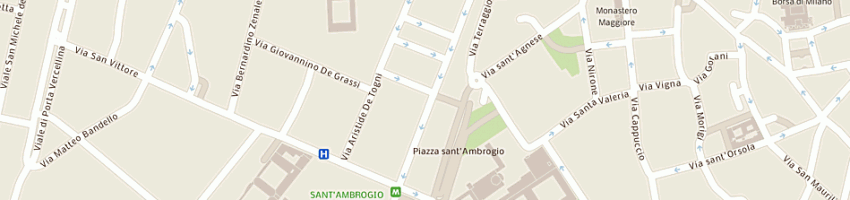 Mappa della impresa torcitura carlo pessina srl a MILANO