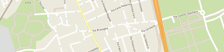 Mappa della impresa dm servizi snc a MILANO