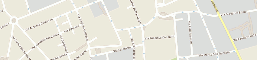 Mappa della impresa zaninelli attrezzeria srl a MILANO