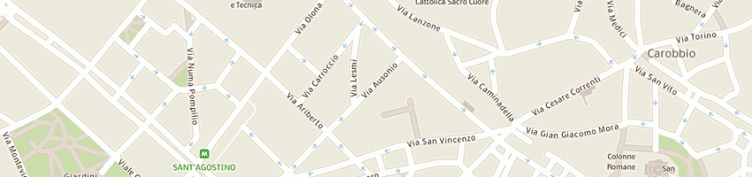 Mappa della impresa gnecchi michele a MILANO