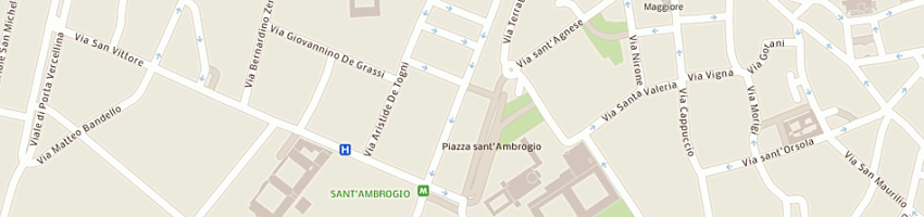 Mappa della impresa emmepi comunicazione srl a MILANO