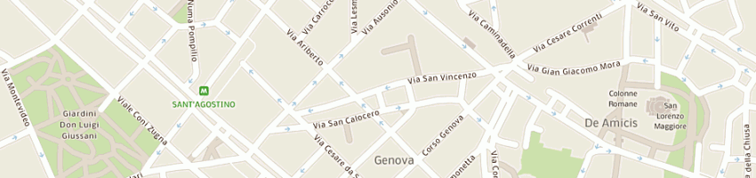 Mappa della impresa synesis srl a MILANO
