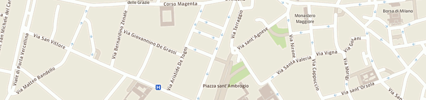 Mappa della impresa vignoliassociati a MILANO
